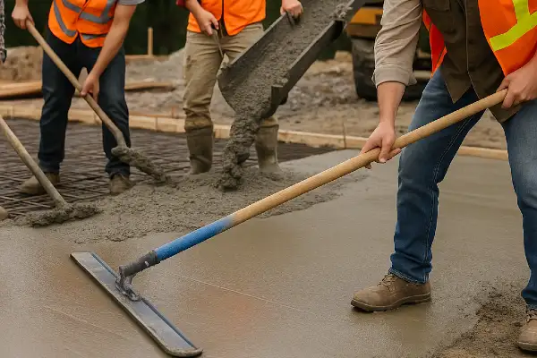 a new concrete foundation for a house from Phoenix Concrete Contractor in Phoenix, AZ - concrete walkway installation